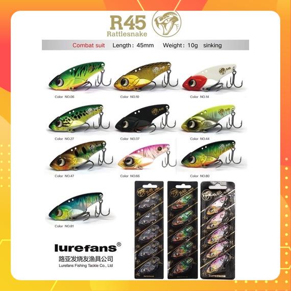 SÉT 5 CON CÁ SẮT LUREFANS R45