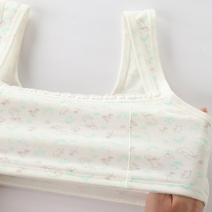 Áo Ngực Thể Thao Bằng Cotton Mềm Kháng Khuẩn Thoải Mái An Toàn Cho Bé Gái Từ 8-16 Tuổi Đến 30-50Kg