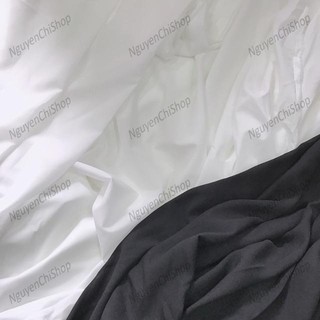 ⚡Rẻ nhất⚡ Vải lót giấy habutai đen trắng