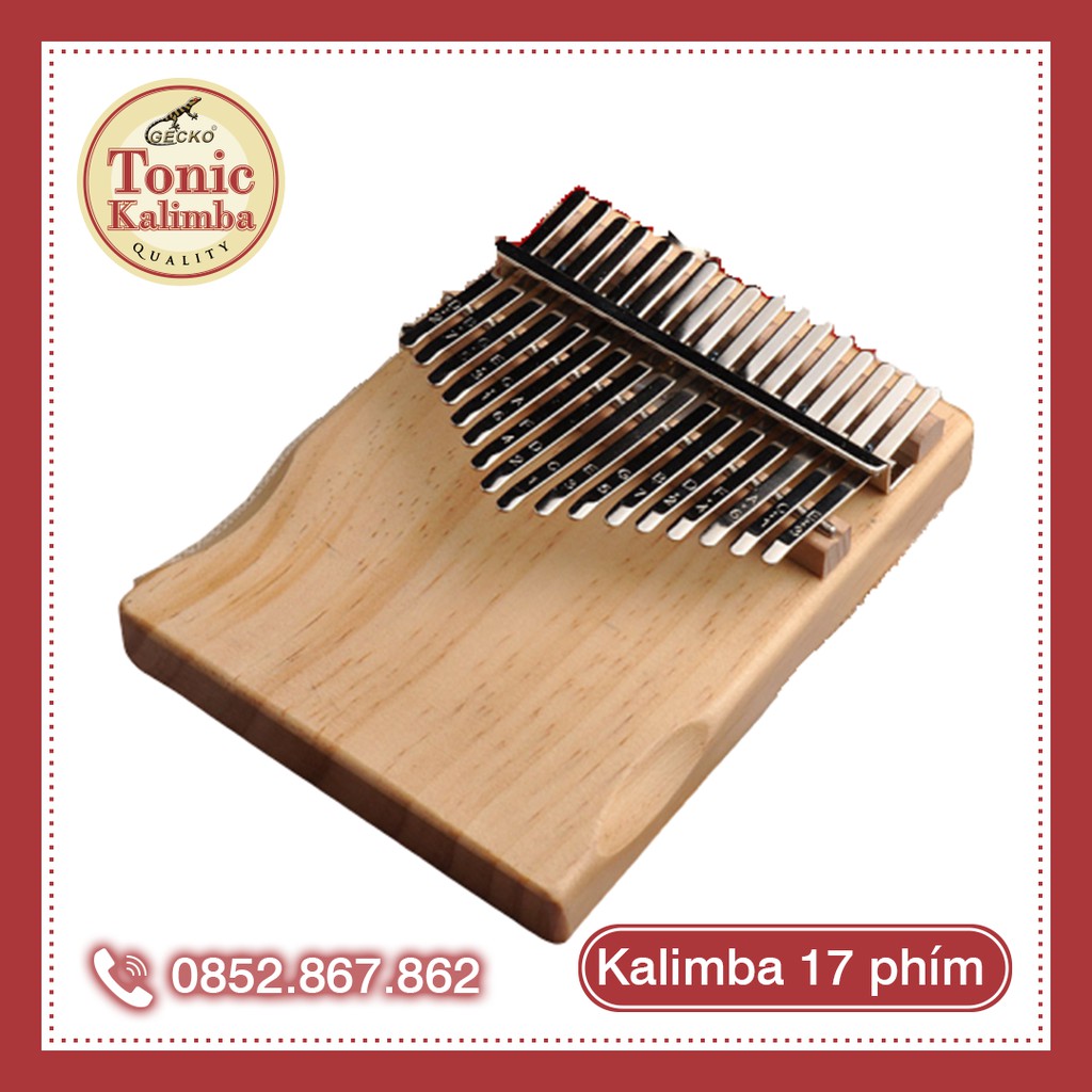 Đàn Kalimba Tonic gỗ tràm Long An dành cho bạn mới tập chơi BB-M17 Shop online
