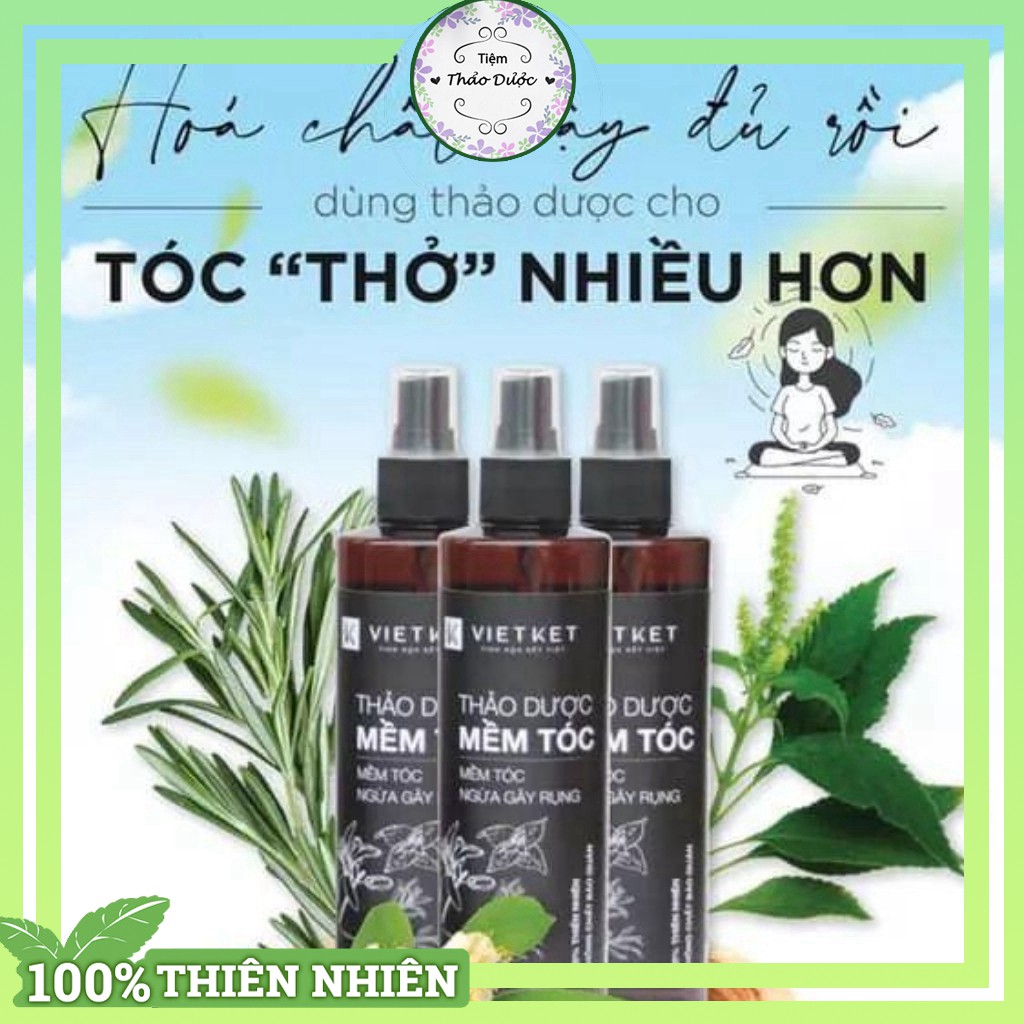 Thảo Dược Ủ Mềm Tóc - Dầu Xả Tự Nhiên Không Hóa Chất VIETKET 250ML | BigBuy360 - bigbuy360.vn
