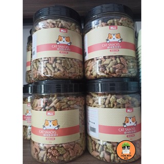 BÁNH THƯỞNG CHO MÈO HỦ 500G thức ăn cho mèo