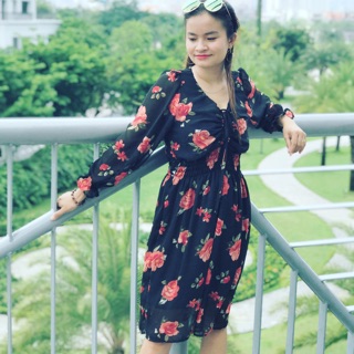Voan Hoa hoạ Tiết, Maxi