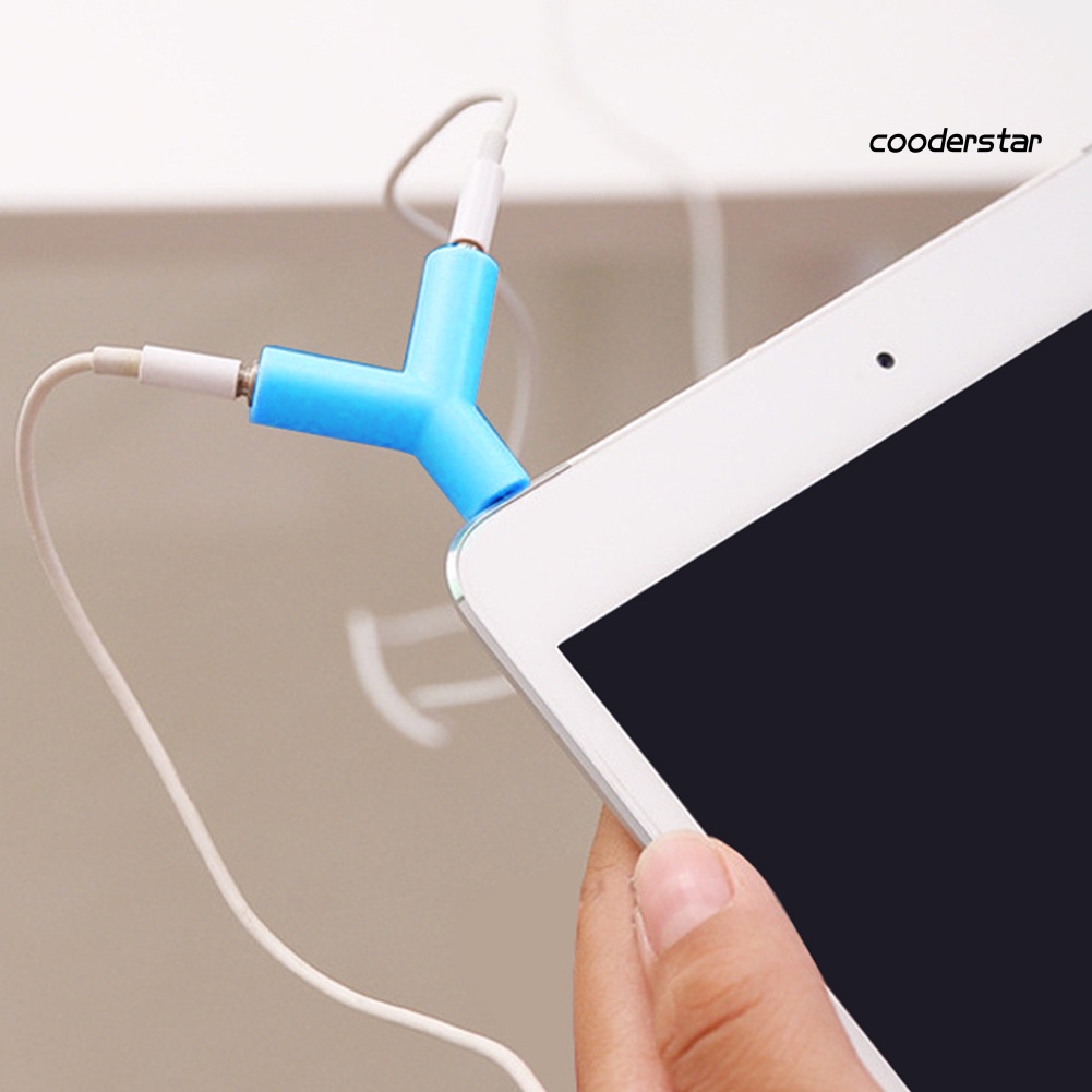 Giắc cắm chuyển đổi chữ Y từ giắc cắm 3.5mm sang hai cổng cắm