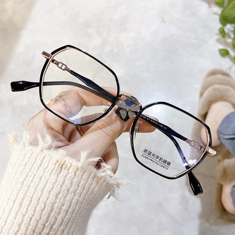 Kính Gọng Vuông Chống Ánh Sáng Xanh Jz2168