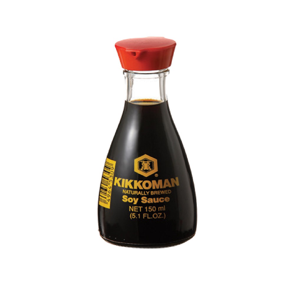 Nước tương soy sauce hiệu Kikkoman (chai thủy tinh) 150ml KPHUCSINH - Hàng Chính Hãng