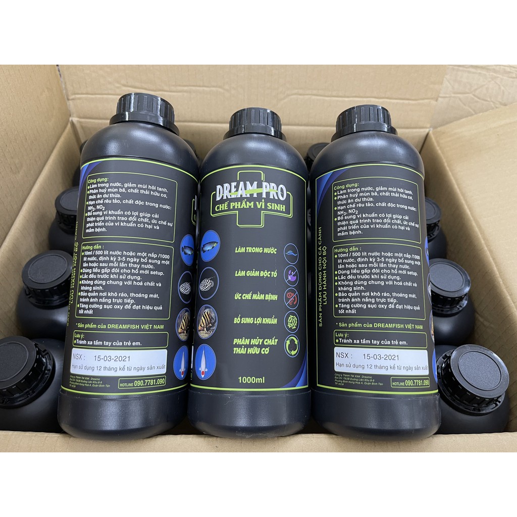 DREAM PRO - LÀM TRONG NƯỚC - ỨC CHẾ MẦM BỆNH ( chai 250ML - 500ML - 1000ML 1 CHAI )