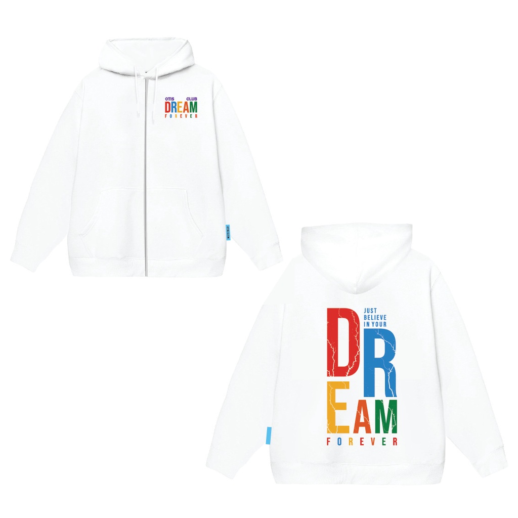 Áo khoác hoodie zip unisex local brand Otis Club - Hoodie zip kéo dream