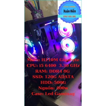 Bộ máy i5 Đồ họa tích hợp: Intel® HD Graphics 530