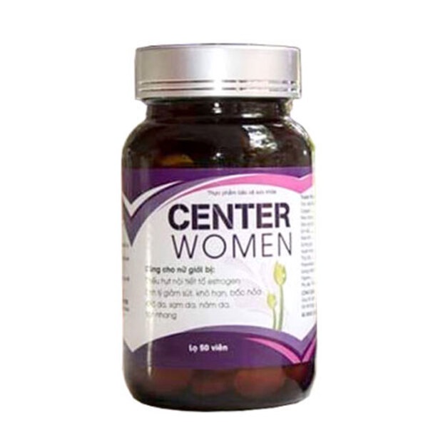 - Viên Uống Center Women -Hỗ trợ Tăng cường Nội tiết tố Nữ - hộp 60 viên