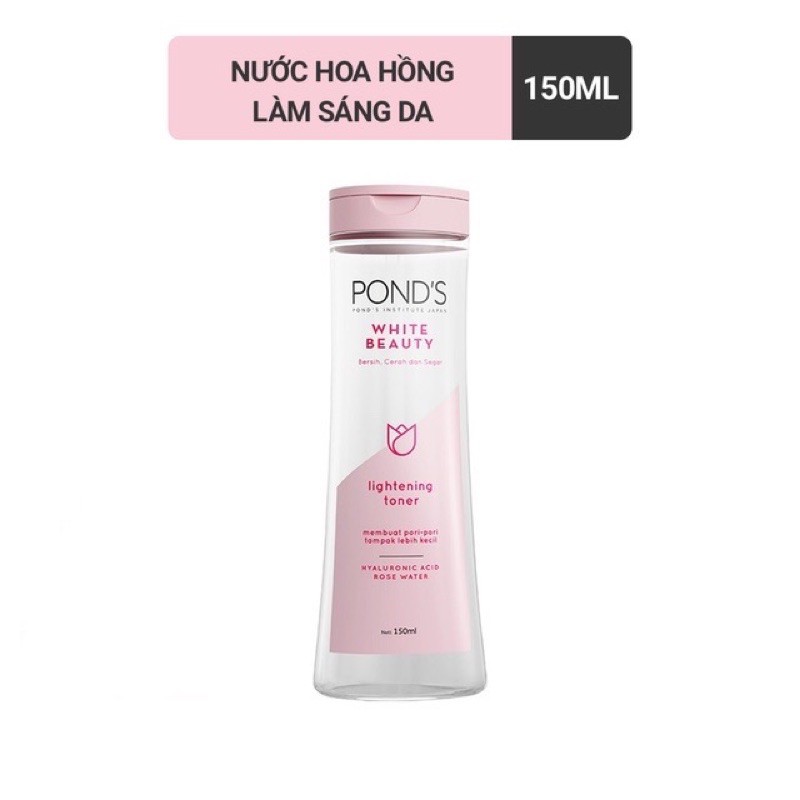 Nước hoa hồng làm sáng da Pond's White Beauty 150ml