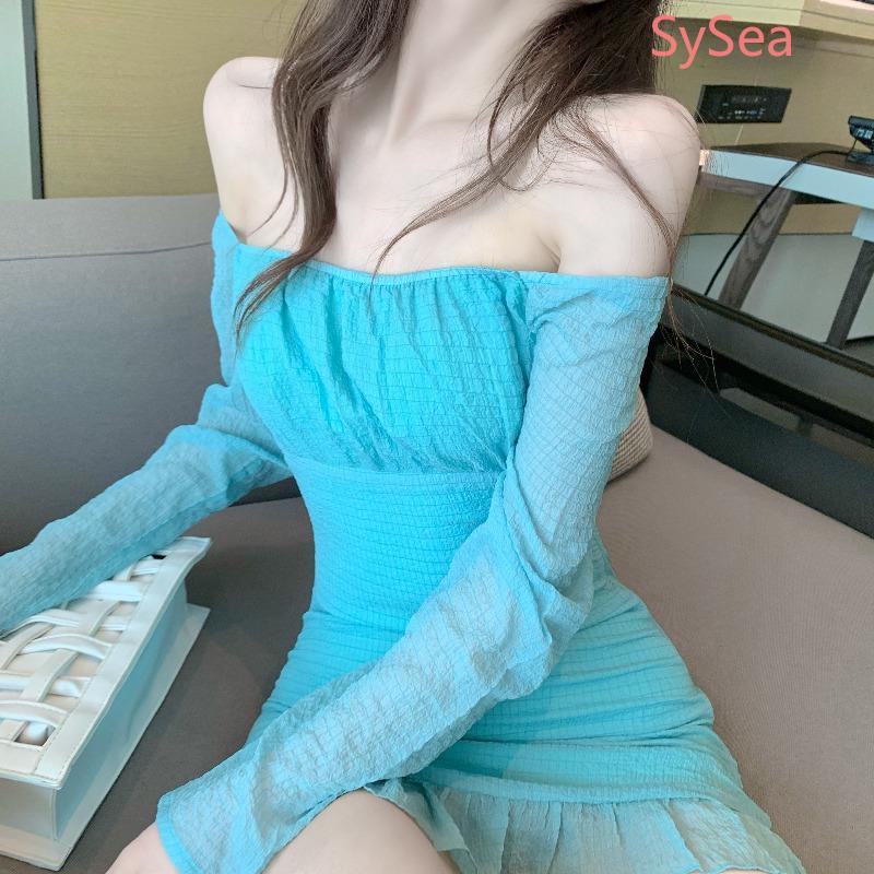 Đầm Midi Trễ Vai Thời Trang Mùa Hè Quyến Rũ Cho Nữ