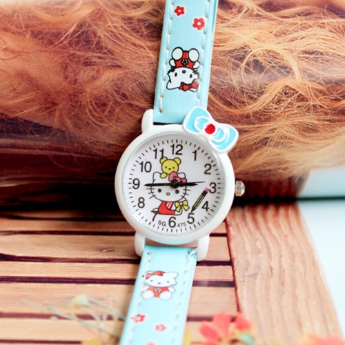 Đồng Hồ Trẻ Em KITTY Hình Hello Kitty cho bé gái (Hình Chụp Thật) _ Chuyên sỉ