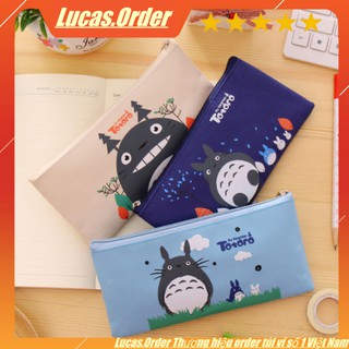 Túi vải Canvas Totoro đựng bút dễ thương Lucas.Order