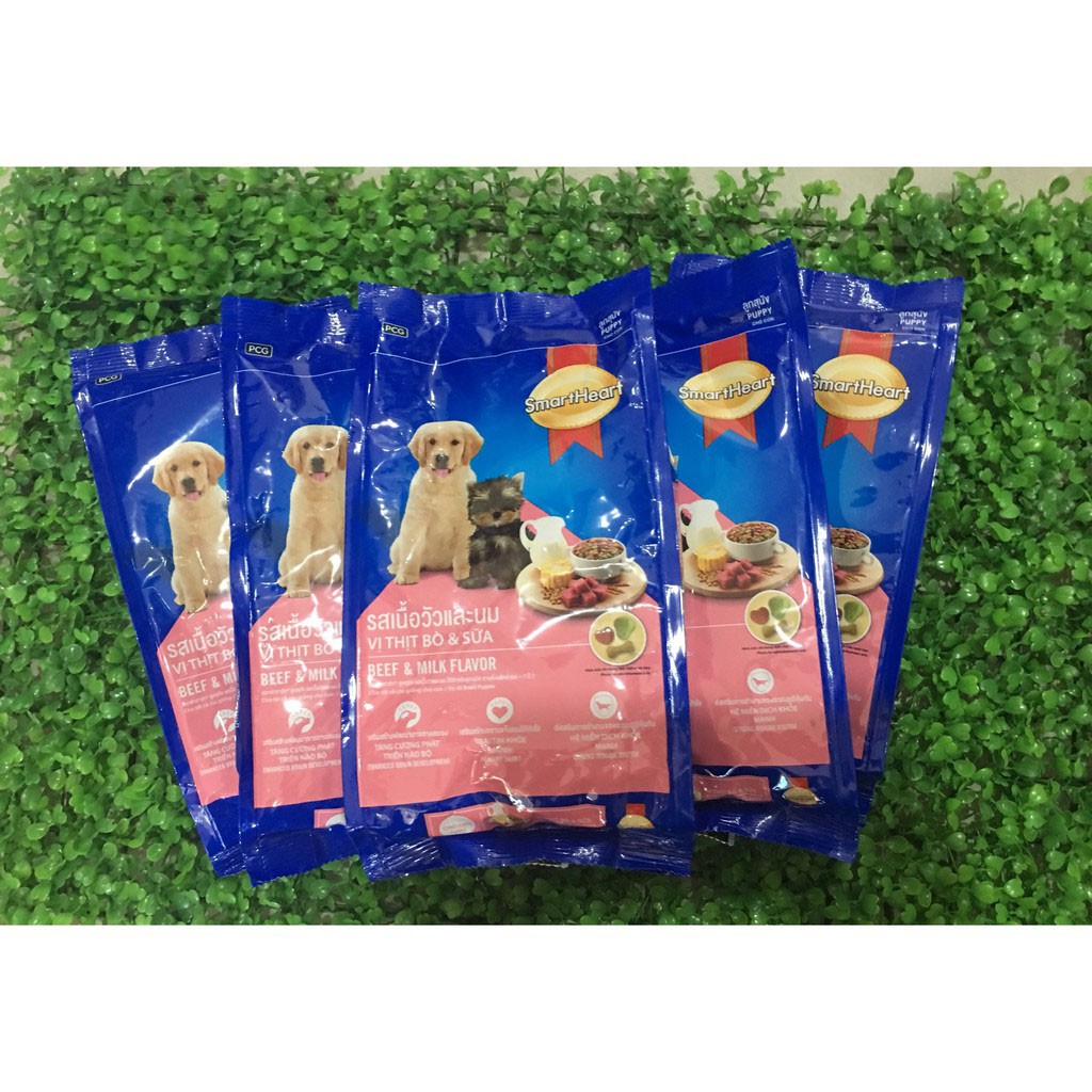 [COMPO 5 Gói ] Thức ăn cho chó con Smart Heart Puppy 400g - jpet