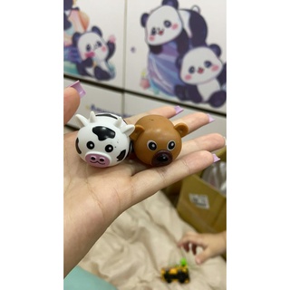 Đồ chơi thú mini chạy trớn có bánh xe (1 con giao ngẫu nhiên)