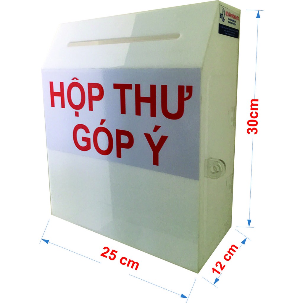 Hộp thư góp ý bằng mica( HTD-HT02)