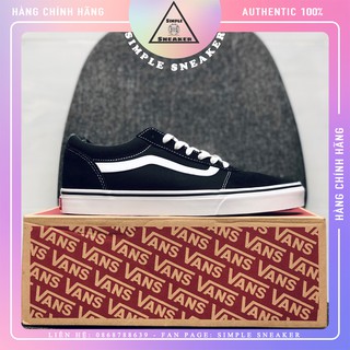 Giày Vans Real 🔴FREESHIP🔴Vans Ward Đen Trắng Chính Hãng - Giày Vans Giá Rẻ Chuẩn Auth Fullbox