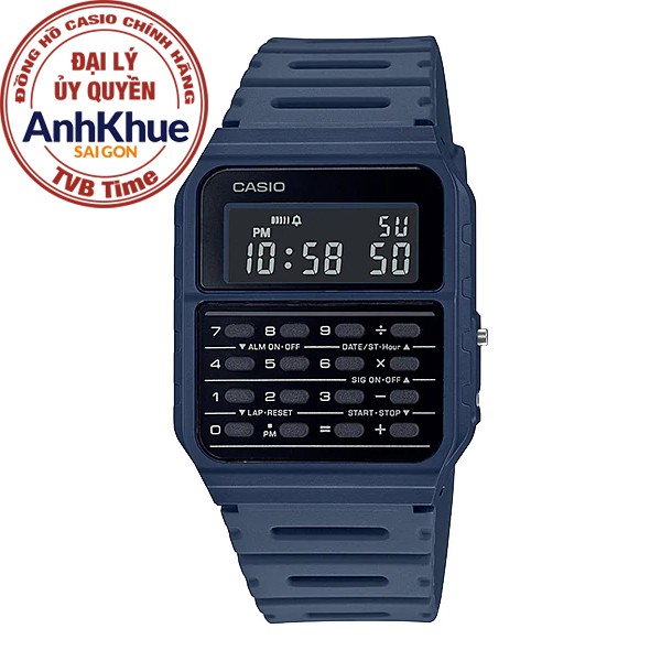 Đồng hồ nam dây nhựa Casio Standard chính hãng Anh Khuê CA-53WF-2BDF