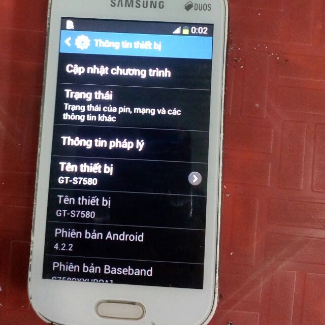 Điện thoại sam sung galaxy trend plus s7580