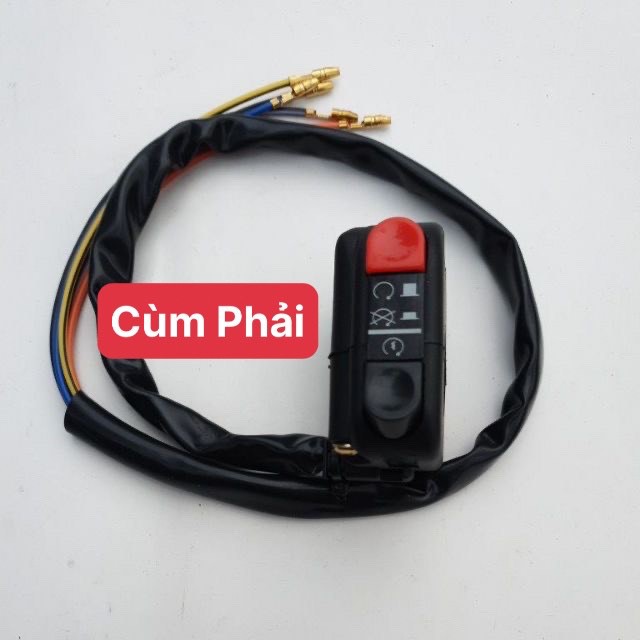 Cùm Công Tắc FZ trái phải Gắn Các Dòng Xe Máy