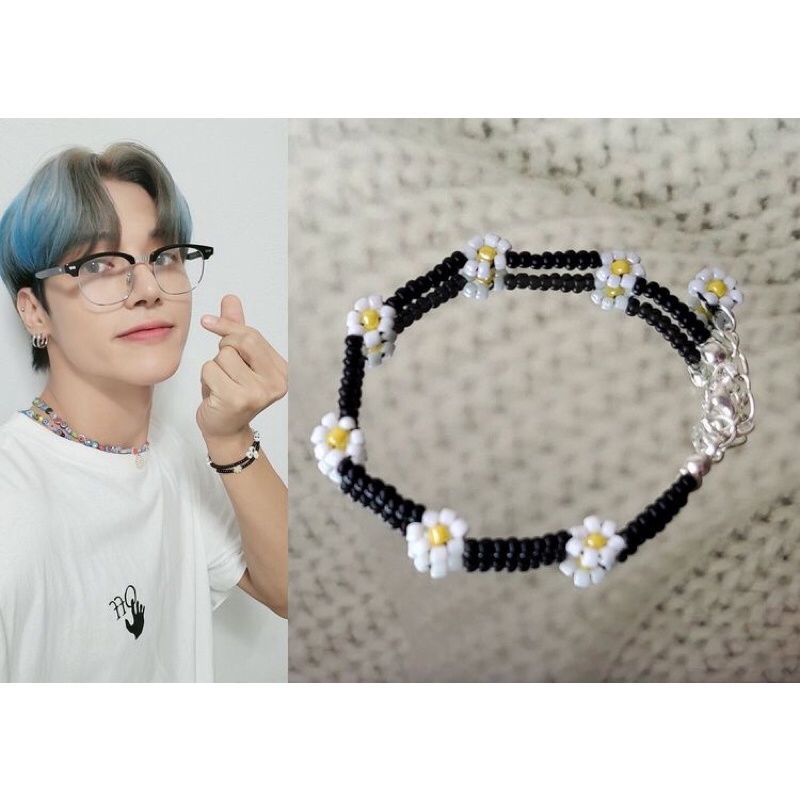 Vòng tay handmade Woongyoung ATEEZ ❤️ ( không móc xích)