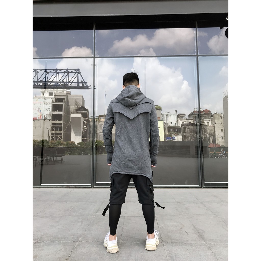 Áo Hoodie Lexuza Parkour Zipper