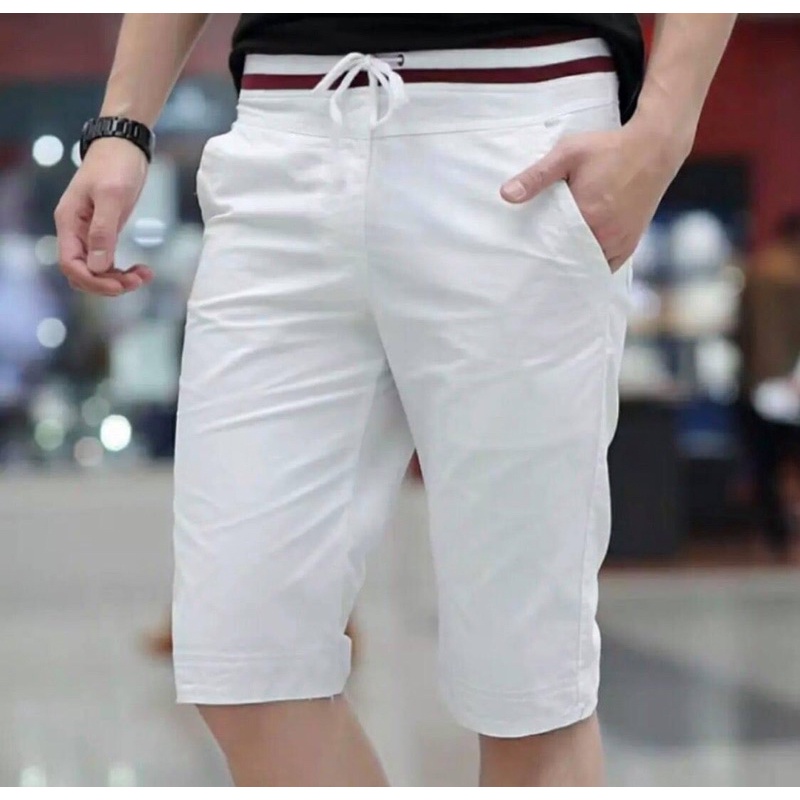 Quần Short Nam Lưng Thun Chất KaKi Đep LD06