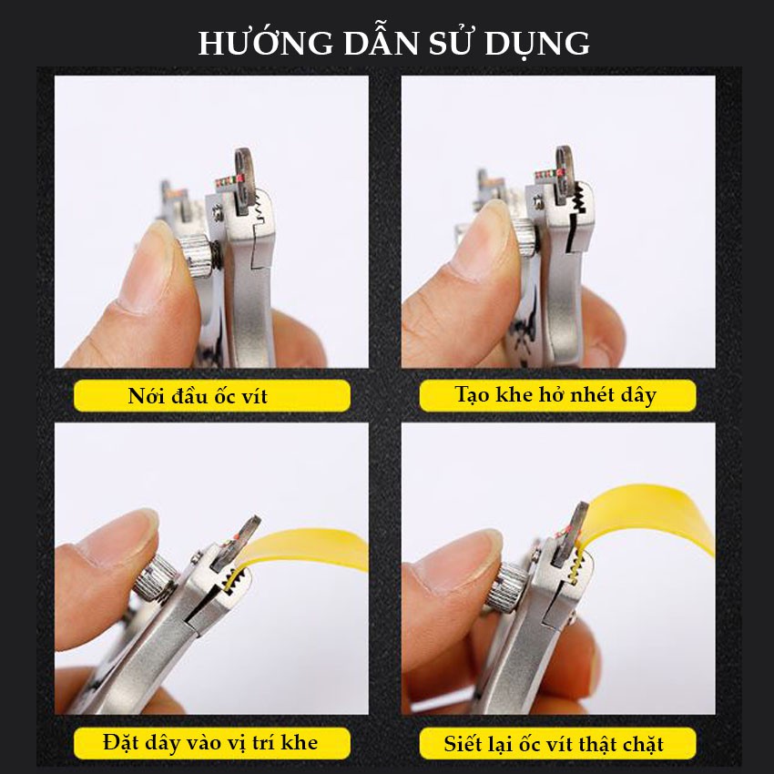 Ná cao su inox 304 hình Mắt Quỷ xanh có tâm ngắm hỗ trợ siêu bền siêu chuẩn (Tặng 2 dây)