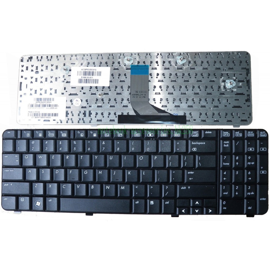 (KEYBOARD) BÀN PHÍM LAPTOP HP CQ61 dùng cho Compaq Presario CQ61 G61