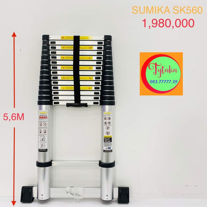 THANG NHÔM RÚT ĐƠN SUMIKA 4M8 5M6 6M