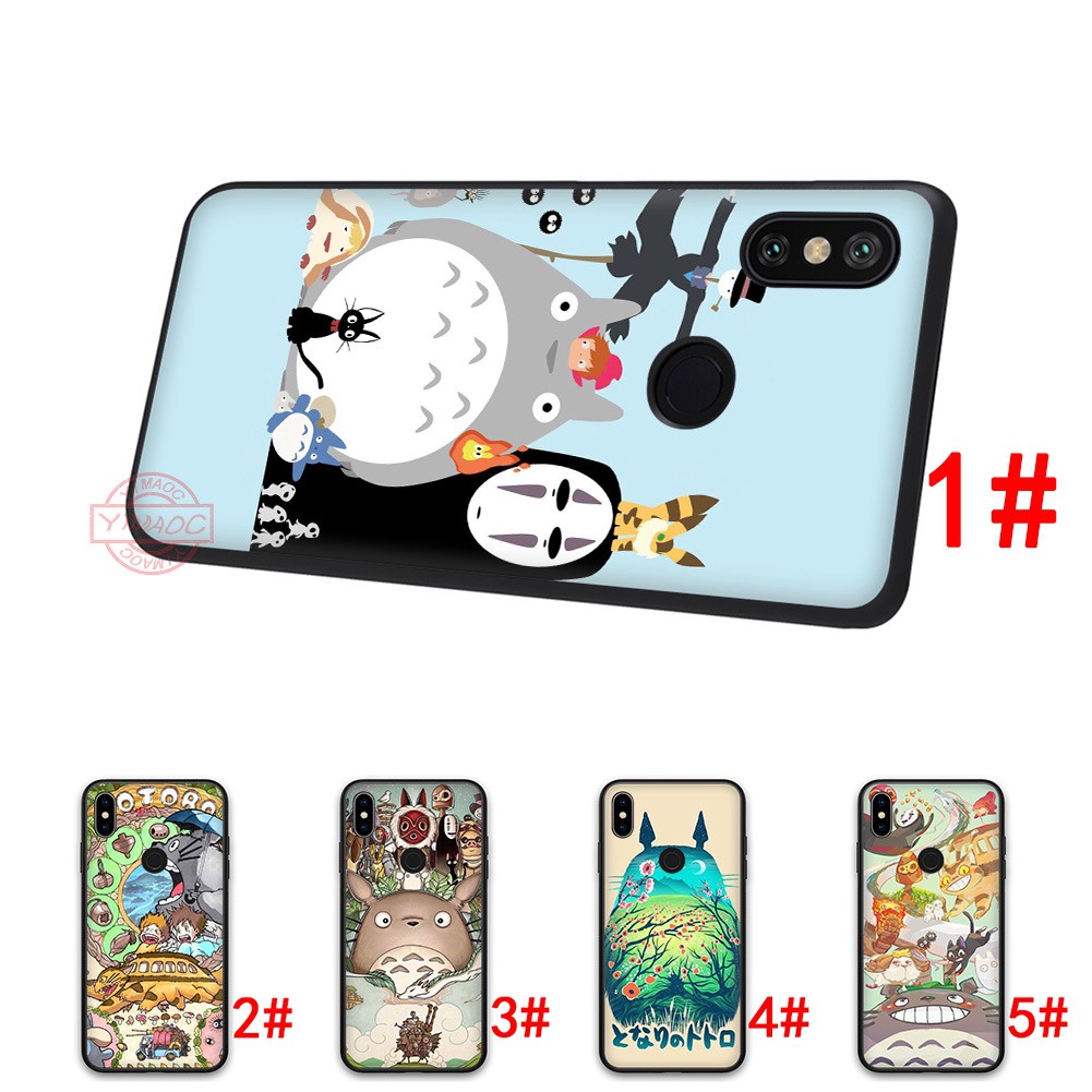  Ốp điện thoại in hình Anime Totoro dễ thương cho Xiaomi Mi 8 SE 9 SE 8 Lite A1 A2 Lite 5X 6X F1 Max 3