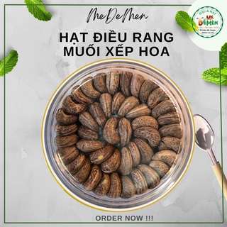 Hạt điều rang muối xếp hoa, hộp 500gram