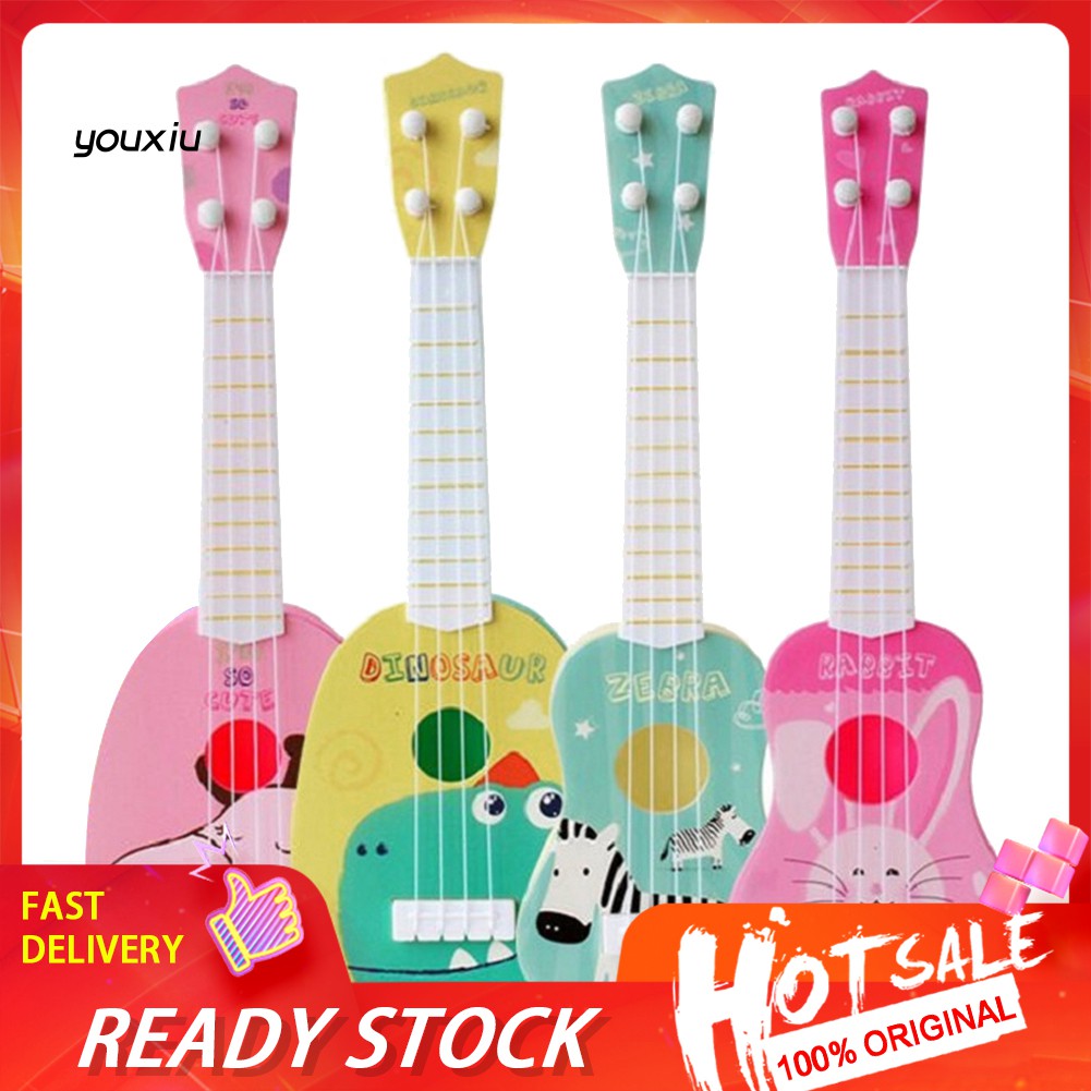 Đồ chơi đàn ghita 4 dây hình trái cây cho bé