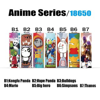 Vỏ bọc co nhiệt cho pin 18650 thời trang