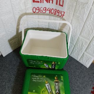 THÙNG ĐÁ 6.8L MÀU XANH ÔLONG