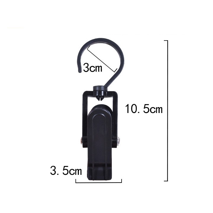 Móc Kẹp Nhựa Treo Đồ Đa Năng, Kẹp Nón, Kẹp Vớ, Khăn