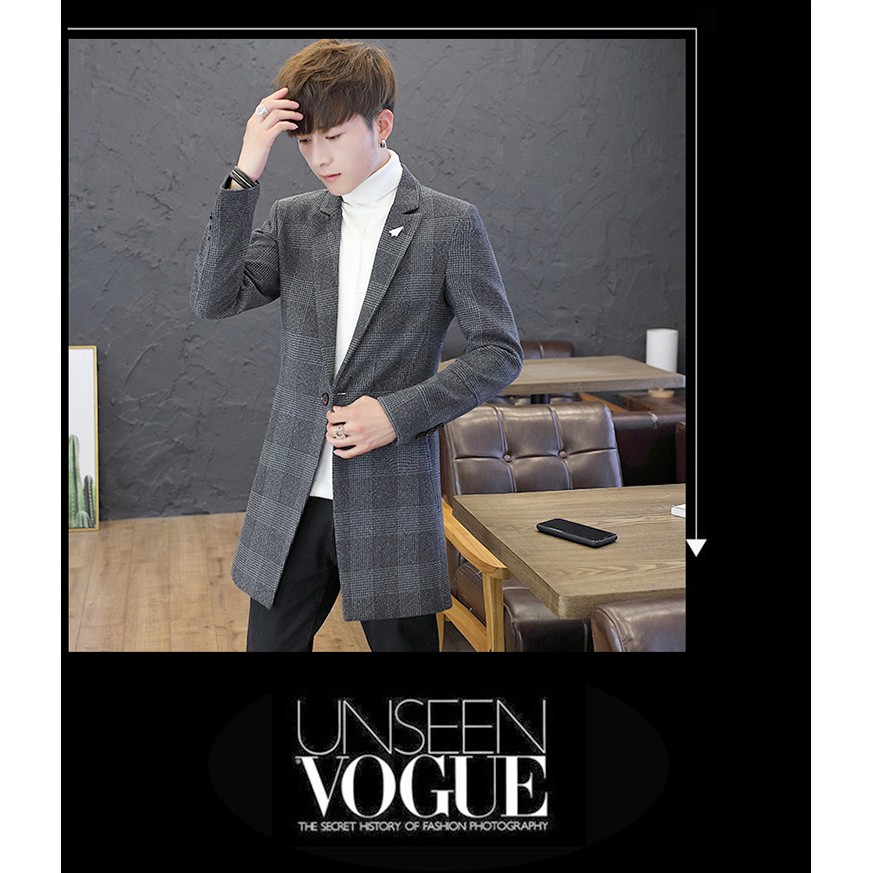 Áo dạ nam caro kẻ