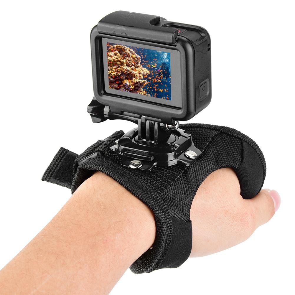 Dây Đeo Tay Gắn Máy Ảnh Gopro Xoay 360 Độ