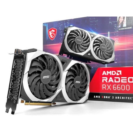 Vga card màn hình MSI Radeon RX 6600 MECH 2X 8G new chính hãng