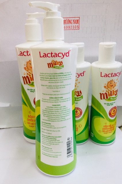 Sữa tắm gội Lactacyd Milky