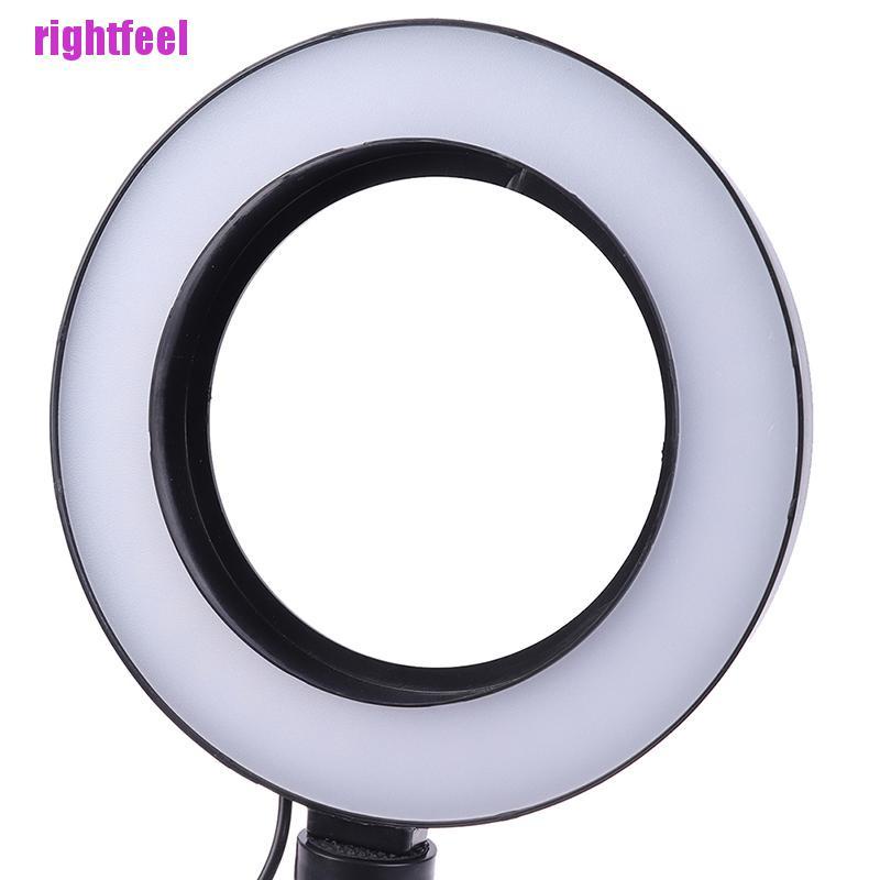 Rightfeel 6 " LED Ring Light Lamp Selfie Camera Live Dimmable Phone Studio Photo Video