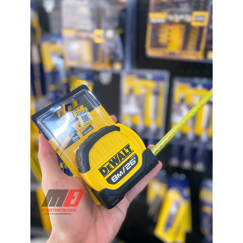 Thước cuốn thép 8m Dewalt DWHT36027-0-30