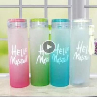 💥 XÃ KHO💥 Bình Nước Thủy Tinh Hello Master 500ml