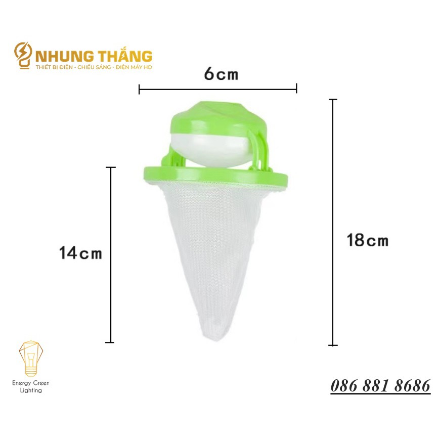 Phao Lọc Cặn Bẩn Máy Giặt, Túi ,Lọc Gom Rác Lồng Máy Giặt Cửa Đứng - Màu Random