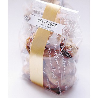 Túi cookie trắng kèm đế mẫu 2 -10 túi