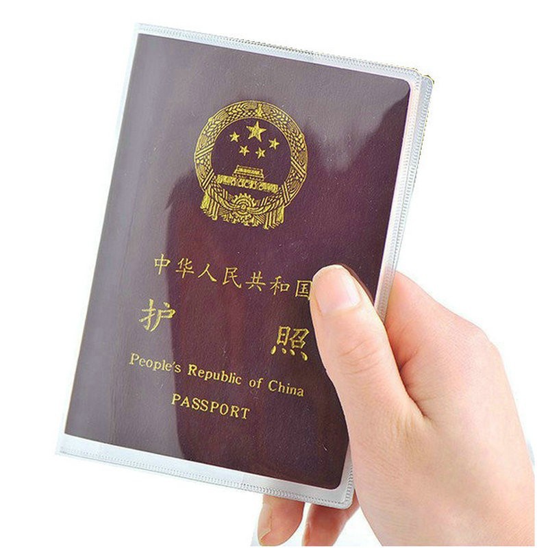 Vỏ Bọc Hộ Chiếu Passport, Bao Đựng Hộ Chiếu Bằng PVC Trong Suốt