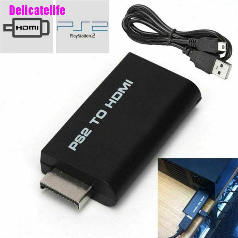 Bộ chuyển đổi Ps2 sang Hdmi video đầu ra âm thanh 3.5mm thích hợp cho HDTV chất lượng cao
