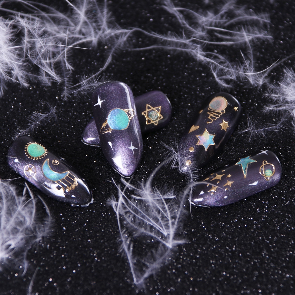 [Hàng mới về] Miếng dán trang trí móng tay lấp lánh