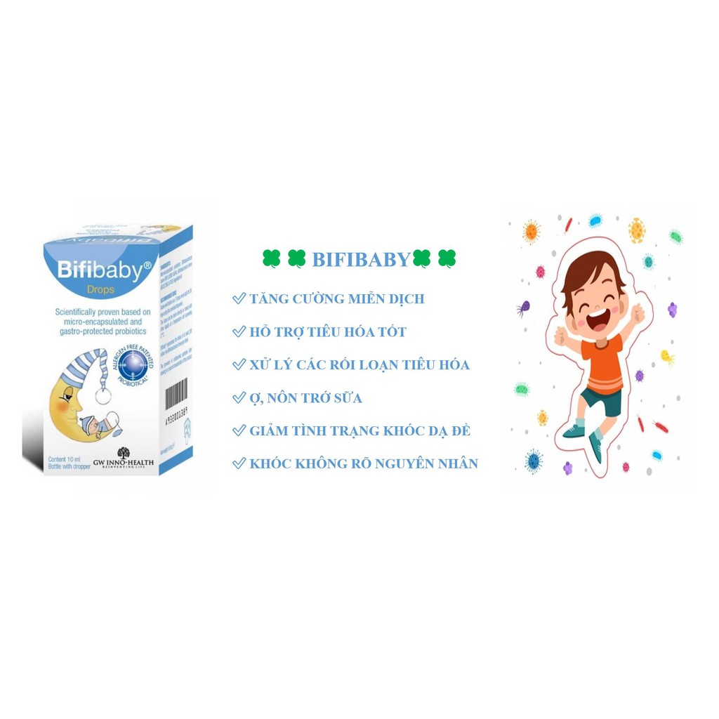 Men vi sinh nhỏ giọt BIFIBABY DROPS